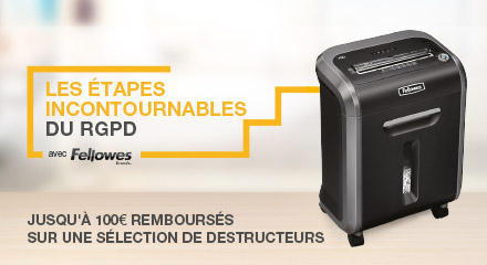 Fellowes GDPR shredder cash back Q1 FY19