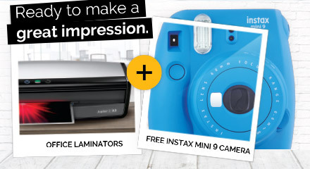 Fellowes Instax camera delivery promotion 2019
