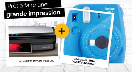 Fellowes Instax camera delivery promotion 2019