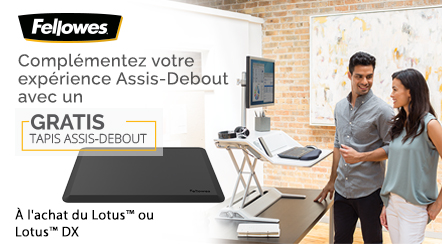 Fellowes Lotus & Lotus DX – Free Sit-Stand Mat Giveaway 2018